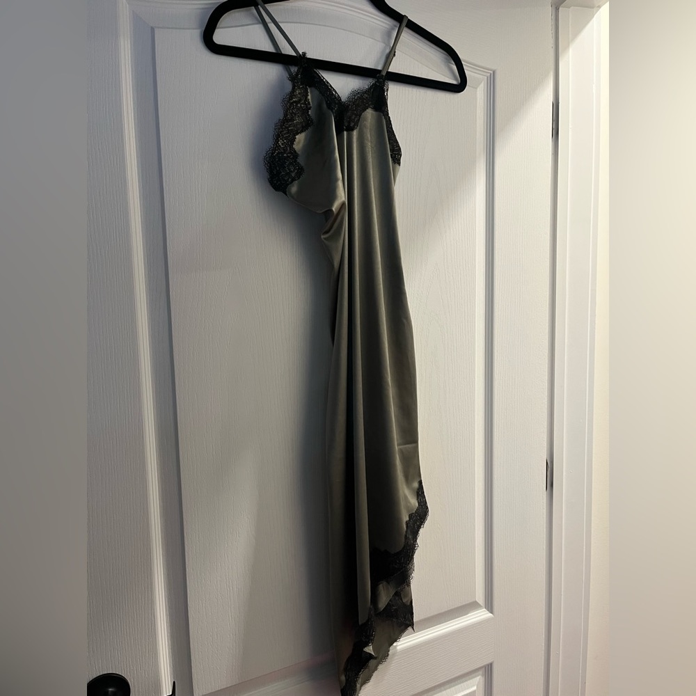 Olive green dress